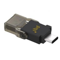 Pamięć USB PQI Czytnik kart microSD   adapter USB/USB 3.1 typ-C Connect 312 czarny