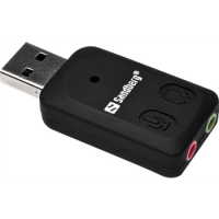 Karta dźwiękowa Sandberg USB to Sound Link USB | czarny