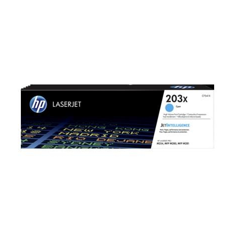 Toner HP 203X cyan | 2500 str. | HP M254/M280/M281