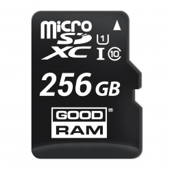 Karta Pamięci GOODRAM Micro SDXC 256GB Class 10 UHS-I + Adapter