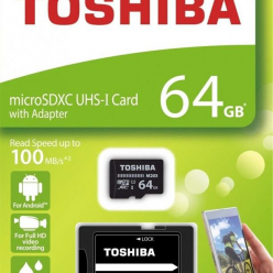 Karta Pamięci Toshiba Micro SDXC 64GB M203 Class 10 UHS-I + Adapter