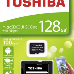 Karta pamięci Toshiba Micro SDXC 128GB M203 Class 10 UHS-I + Adapter