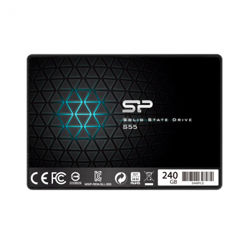 Dysk SSD Silicon Power Slim S55 240GB 2.5''  SATA III 6GB/s  550/450 MB/s  7mm