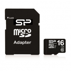 Karta pamięci Silicon Power Micro SDHC 16GB Class 10 +Adapter