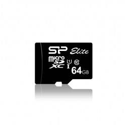 Karta pamięci Silicon Power Micro SDXC 64GB Class 10 Elite UHS-1 +Adapter