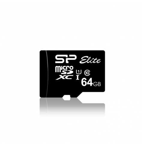 Karta pamięci Silicon Power Micro SDXC 64GB Class 10 Elite UHS-1 +Adapter