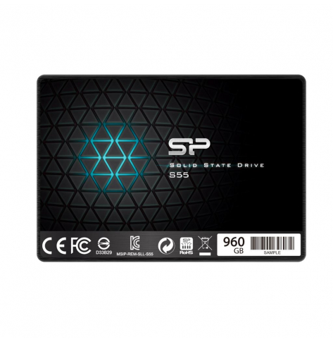 Dysk SSD Silicon Power Slim S55 960GB 2.5''  SATA III 6GB/s  560/530 MB/s  7mm