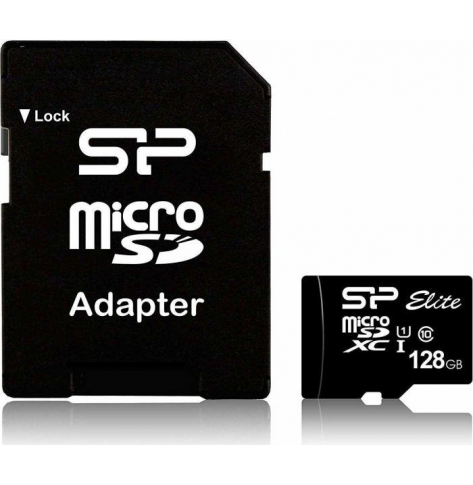 Karta pamięci Silicon Power Micro SDXC 128GB Class 10 Elite UHS-1 +Adapter
