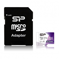 Karta pamięci Silicon Power Superior Pro Micro SDXC 128GB UHS-I U3 V30 +adapter