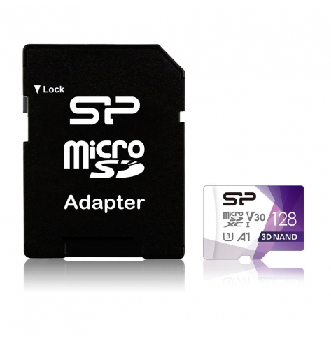 Karta pamięci Silicon Power Superior Pro Micro SDXC 128GB UHS-I U3 V30 +adapter