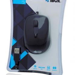 Mysz I-BOX SPARROW PRZEWODOWA USB BLACK