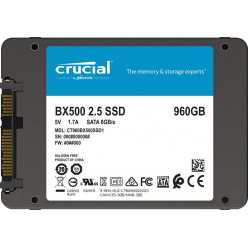Dysk SSD Crucial BX500 2.5'' SSD 960GB 3D NAND SATA III 6 Gb/s  R/W 540/500 MB/s