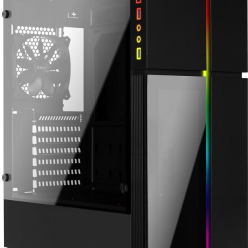 Obudowa  AEROCOOL PLAYA RGB TEMPERED GLASS - USB3.0 bez zasilacza