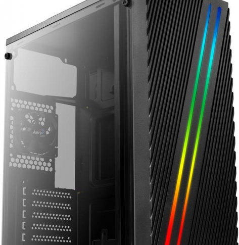 Obudowa  ATX AEROCOOL STREAK RGB USB 3.0 - DOUBLE RGB STRIP 1x80mm FAN