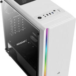 Obudowa  ATX AEROCOOL RIFT RGB WHITE USB 3.0 - 1x120mm BLACK FAN
