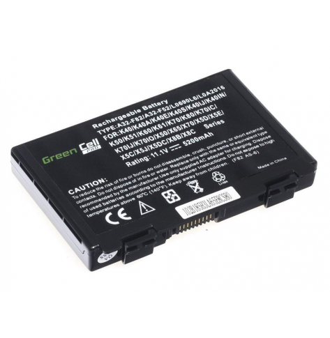 Bateria Green-cell do laptopa Asus K40 K50IN K50IJ K61IC K70IJ A32-F82 A32-F52 1