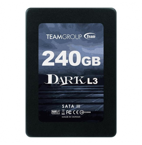 Dysk SSD Team Group Dark L3 240GB 2.5''  SATA III 6GB/s  520/300 MB/s  MLC