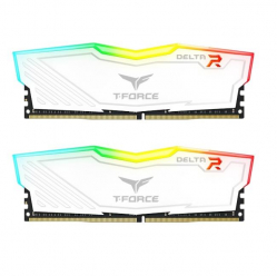 Pamięć Team Group Delta RGB DDR4 16GB 2x8GB 3200MHz CL16 1.35V Biała