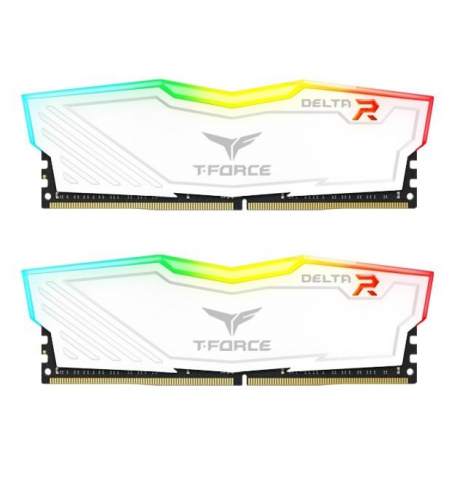 Pamięć Team Group Delta RGB DDR4 16GB 2x8GB 3200MHz CL16 1.35V Biała