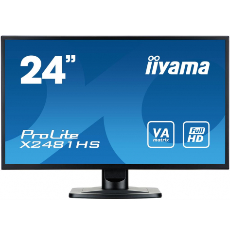 Monitor  Iiyama X2481HS-B1 23.6 IPS FHD DVI-D HDMI głośniki