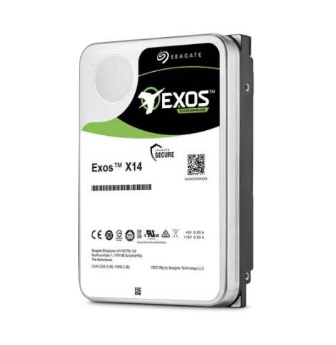 Dysk serwerowy Seagate Exos X14, 3.5'', 12TB, SATA/600, 7200RPM, 256MB cache