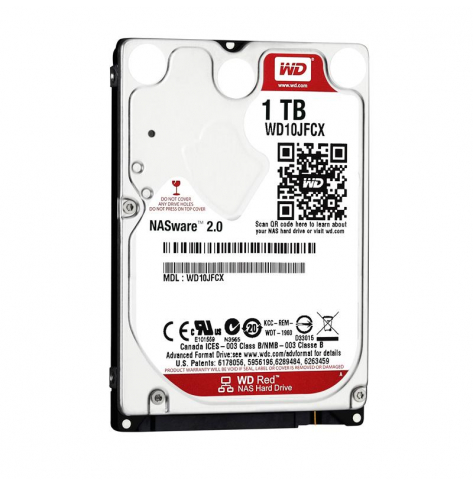 Dysk serwerowy WD Red, 2.5'', 1TB, SATA/600, 16MB cache