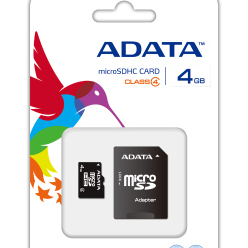 Karta pamięci ADATA Micro SDHC 4 GB  Class 4 + Adapter