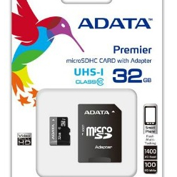 Karta pamięci ADATA micro SDHC 32GB Class 10  UHS-I (30 MB/s ,MAX IOPS)+ Adapter