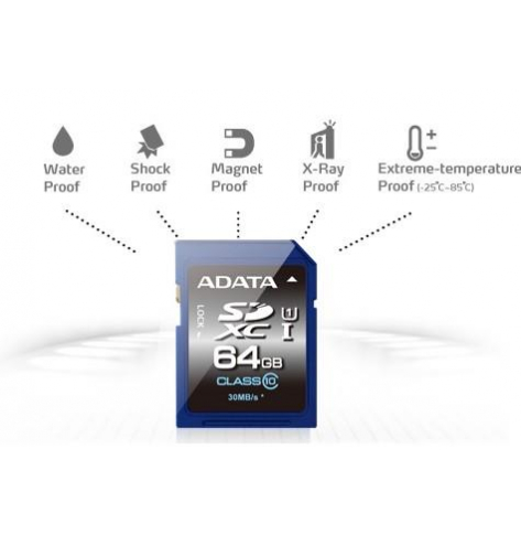 Karta pamięci ADATA Premier SDXC UHS-I U1 64GB (Video Full HD) Retail