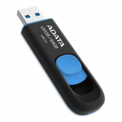 Pamięć USB     Adata  DashDrive UV128 64GB  3.0 Czarny Niebieski