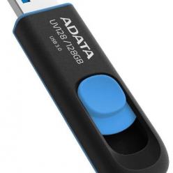 Pamięć USB     Adata  DashDrive UV128 128GB  3.0 Czarny Niebieski