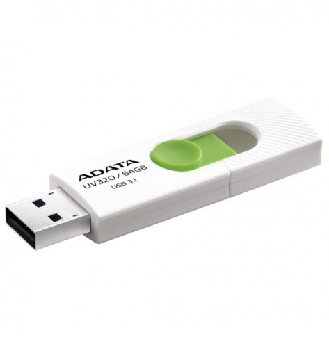 Pamięć USB    Adata Flash Drive UV320 64GB  3.0 white and green