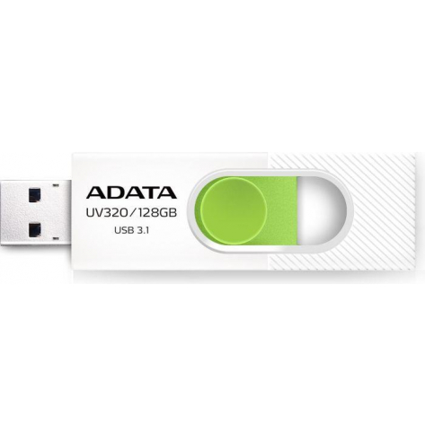 Pamięć USB    Adata Flash Drive UV320 128GB  3.0 white and green