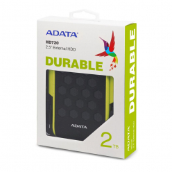 Dysk zewnętrzny HDD Adata Durable HD720 2TB USB3 Green IP68 certificate