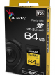 Karta pamięci ADATA 64GB Premier ONE SDXC UHS-II U3 Class 10, R/W up to 290/260 MB/s