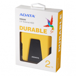 Dysk zewnętrzny ADATA  HV680 2TB 2,5'' USB3.0 żółty