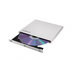 Nagrywarka zewnętrzna Lite-On DVD, 8x, USB 2.0, slim, Biała