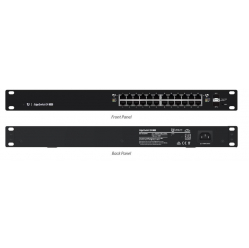 Switch Ubiquiti ES-24-500W 24-port + 2xSFP Gigabit PoE switch 24V/48V 802.3af/802.3at