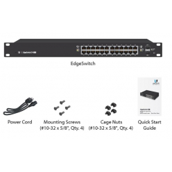 Switch Ubiquiti ES-24-500W 24-port + 2xSFP Gigabit PoE switch 24V/48V 802.3af/802.3at