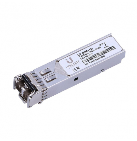 Moduł Ubiquiti UF-MM-1G 1.25Gbps SFP SX-LC (Multi-Mode Fiber) 850nm 550m - 2-Pack