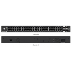 Switch Ubiquiti ES-48-LITE 48-port + 2xSFP Gigabit + 2xSFP+ 10GbE 1U Rack 19''