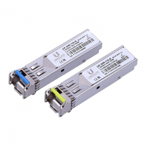 Moduł Ubiquiti UF-SM-1G-S 1.25Gbps SFP 1xLC (Single-Mode) 1310/1550nm BiDi 3km - Pair