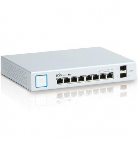 Switch Ubiquiti US-8-150W 8-port + 2xSFP Gigabit PoE+ or 24V passive 150W UniFi 