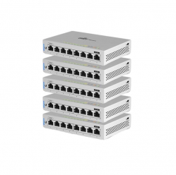 Switch Ubiquiti US-8 - Fully Managed 8-port Gigabit UniFi switch 1 PoE - 5 Pack !!