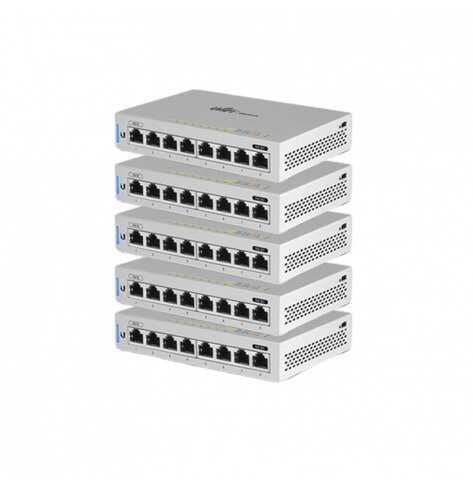 Switch Ubiquiti US-8 - Fully Managed 8-port Gigabit UniFi switch 1 PoE - 5 Pack !!