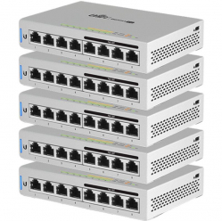 Switch Ubiquiti US-8-60W 8-port Gigabit UniFi switch (4x PoE+/48V PoE 60W) 5 PACK!