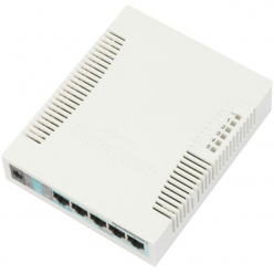 Switch MikroTik RB260GS OS 5xGig LAN 1xSFP,web browser Soho  plastic case