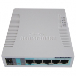 Switch MikroTik RB260GS OS 5xGig LAN, 1xSFP,web browser Soho , plastic case