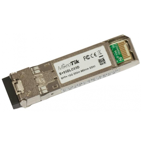 Moduł MikroTik S+85DLC03D 10GbE SFP+ SR-LC (MM) 850nm dla CCR1036-8G-2S+