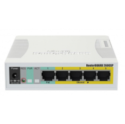 Switch MikroTik RB260GSP OS 5-portów Gig LAN 1 port SFP